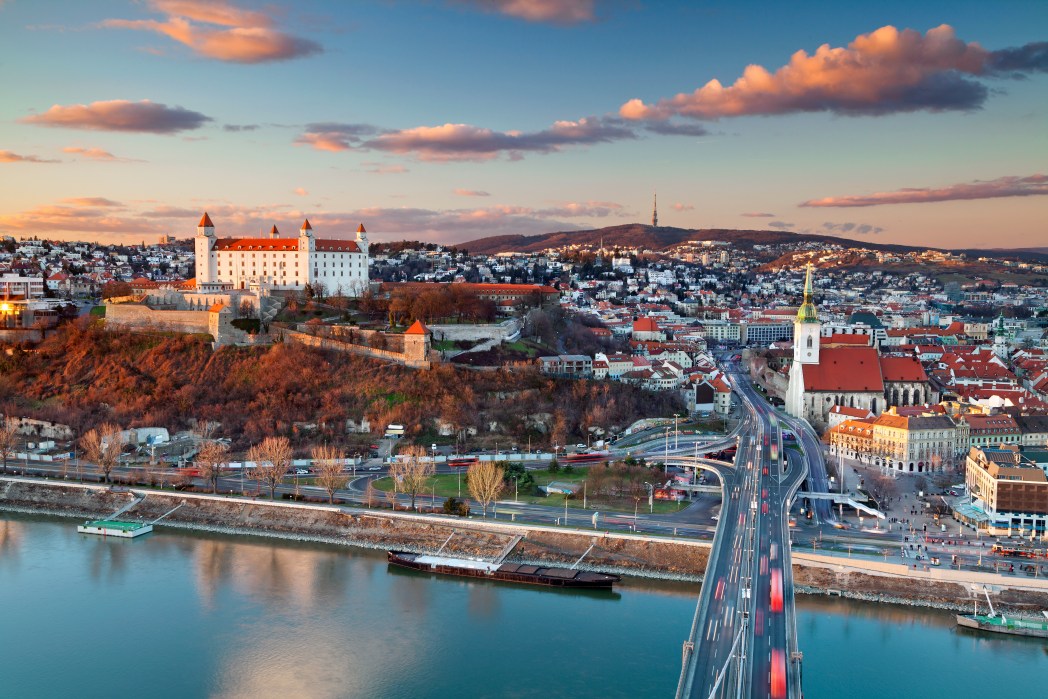 Η πόλη Μπρατισλάβα στη Σλοβακία